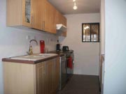 The fully fitted Kitchen in the Cricklade high street apartment