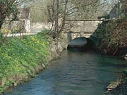 A bridge in Cricklade, Wiltshire, the first town on the River Thames