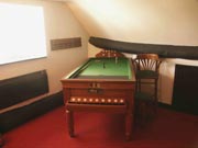 The video room also has and adjacent games room with Darts and Bar Billiards